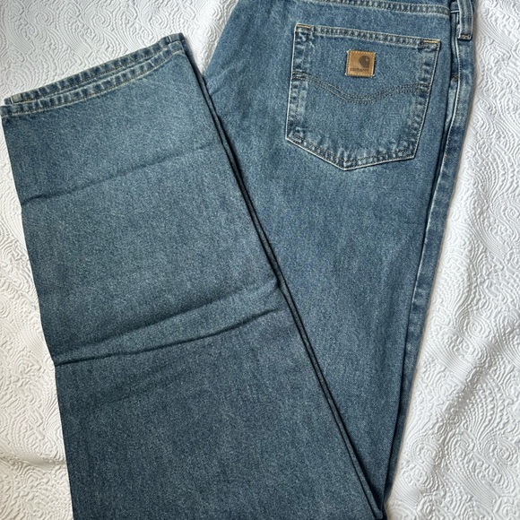 Carhartt Relaxed Blue Denim Jeans - Picture 3 of 7